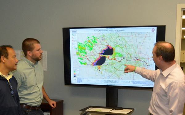 Corps of Engineers researchers use supercomputer to model Harvey flooding