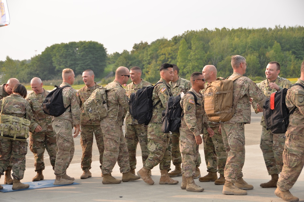 New York Army National Guard Soldiers return from Kuwait/ Iraq