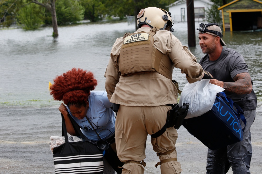 CBP AMO Provides Support to Communities Impacted by Hurricane Harvey