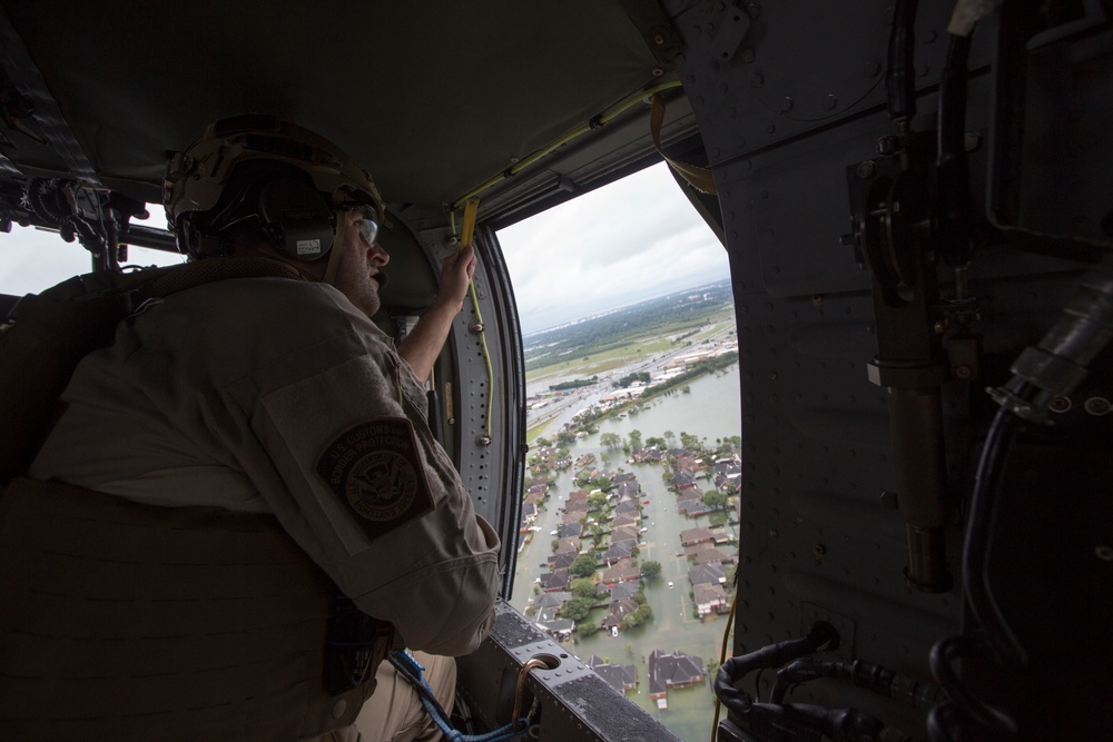 CBP AMO Provides Support to Communities Impacted by Hurricane Harvey