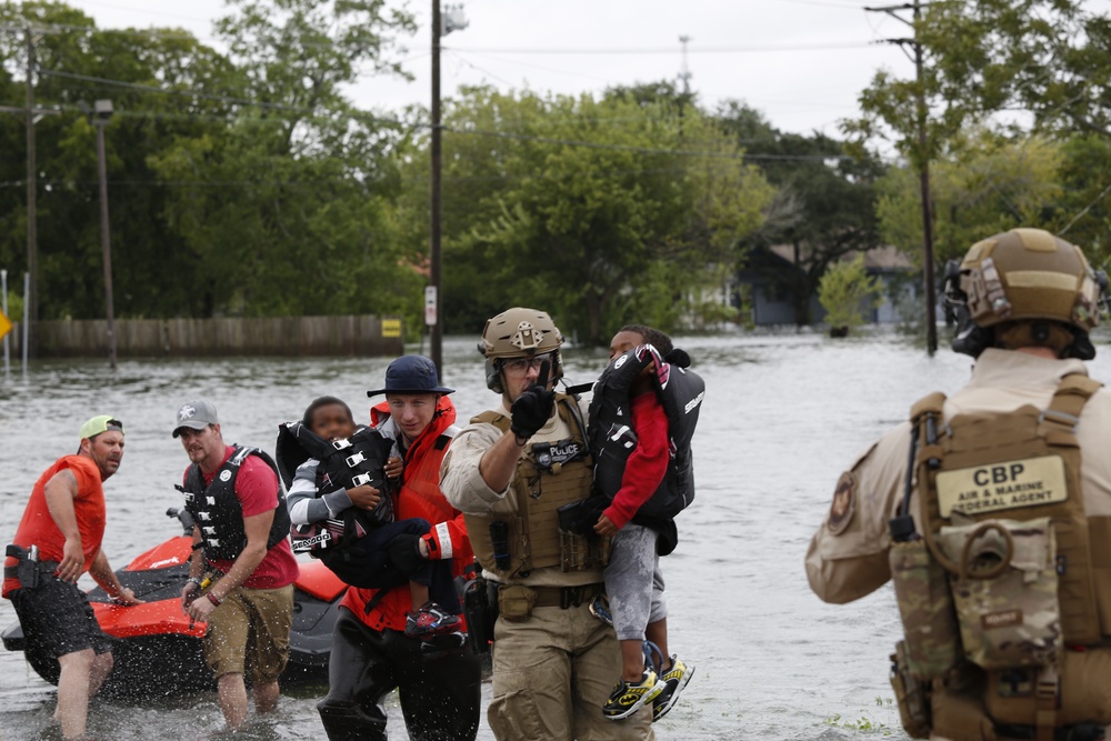 CBP AMO Provides Support to Communities Impacted by Hurricane Harvey