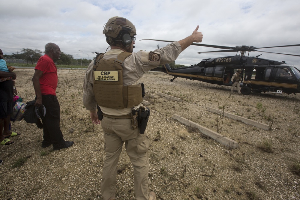 CBP AMO Provides Support to Communities Impacted by Hurricane Harvey