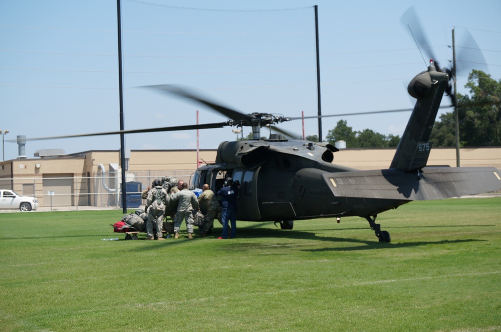 Arkansas National Guard Supports Texas Guardsmen