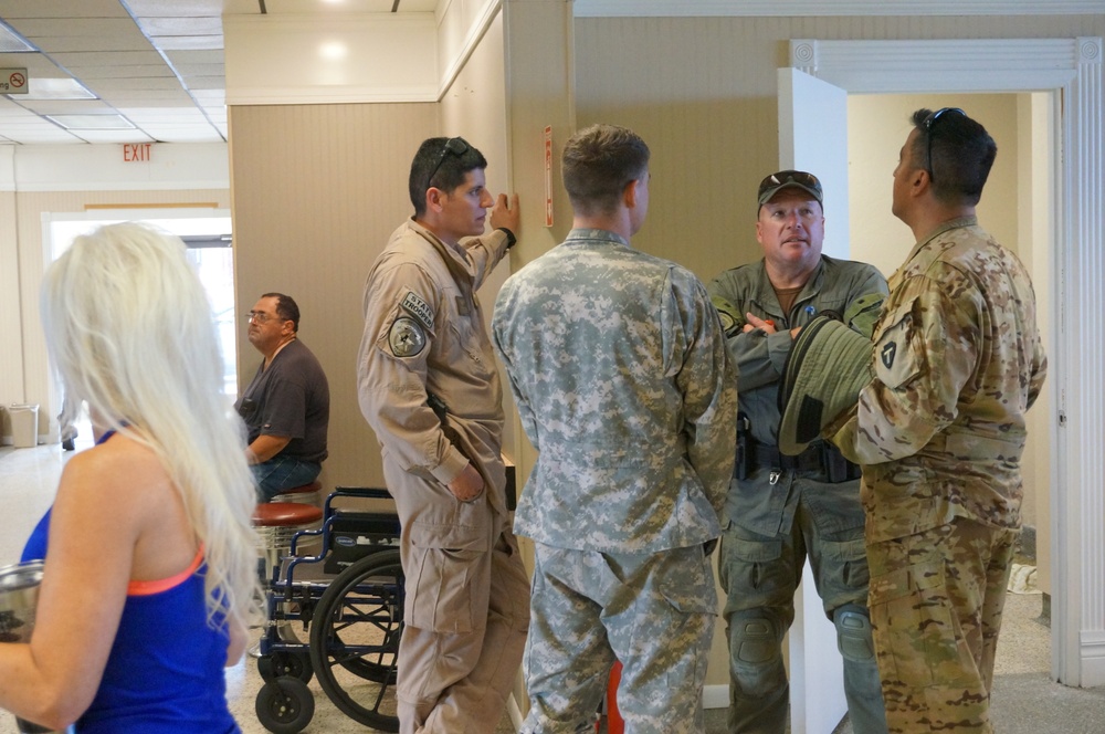 National Guard Soldiers Rest and Refuel at Jack Brooks Regional Airport