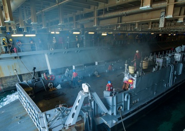 USS Wasp Departs Norfolk/ Well Deck Operations