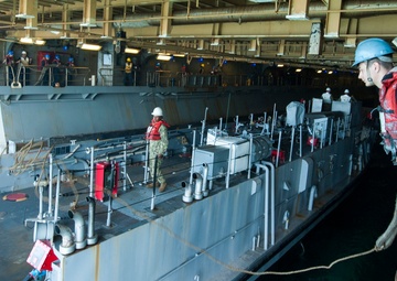 USS Wasp Departs Norfolk/ Well Deck Operations