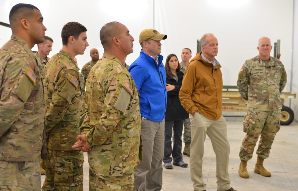 Acting Secretary of the Army McCarthy visits US Soldiers in Poland