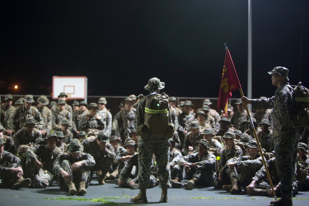 MCBH Headquarters Battalion Hike