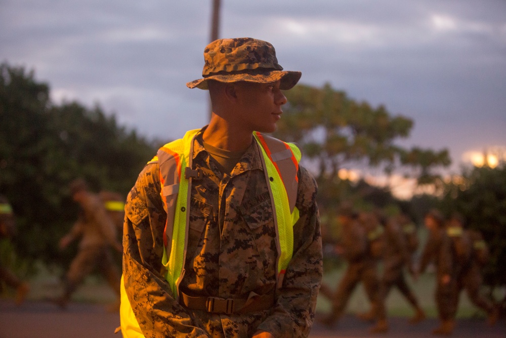 MCBH Headquarters Battalion Hike