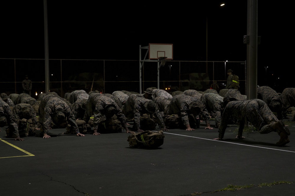 MCBH Headquarters Battalion Hike