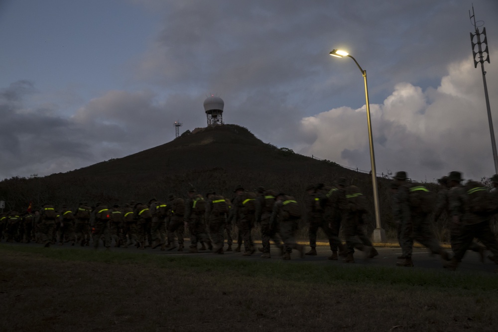 MCBH Headquarters Battalion Hike