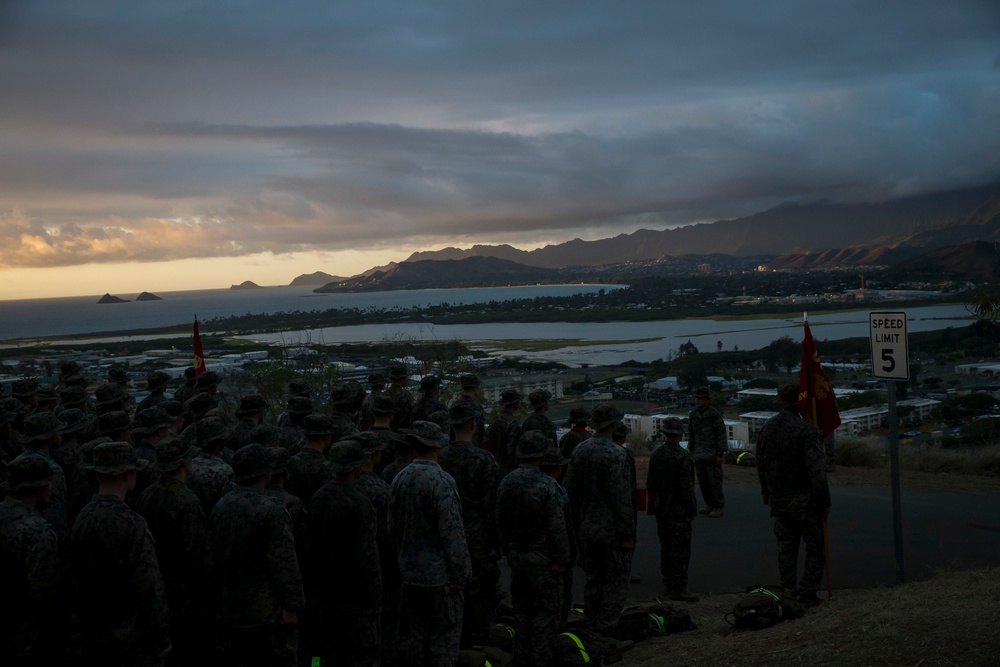 MCBH Headquarters Battalion Hike