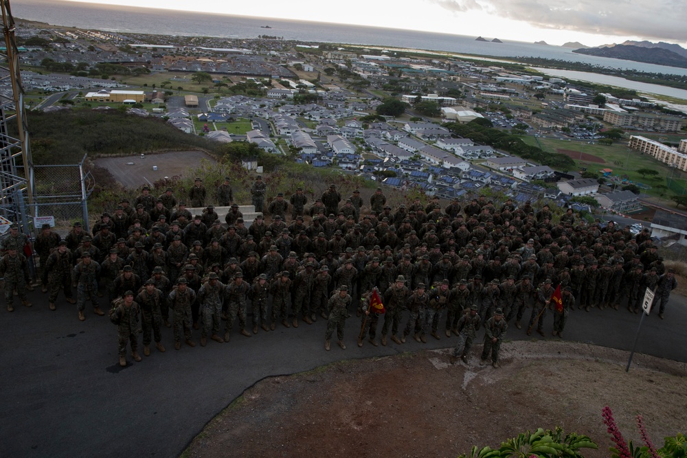 MCBH Headquarters Battalion Hike