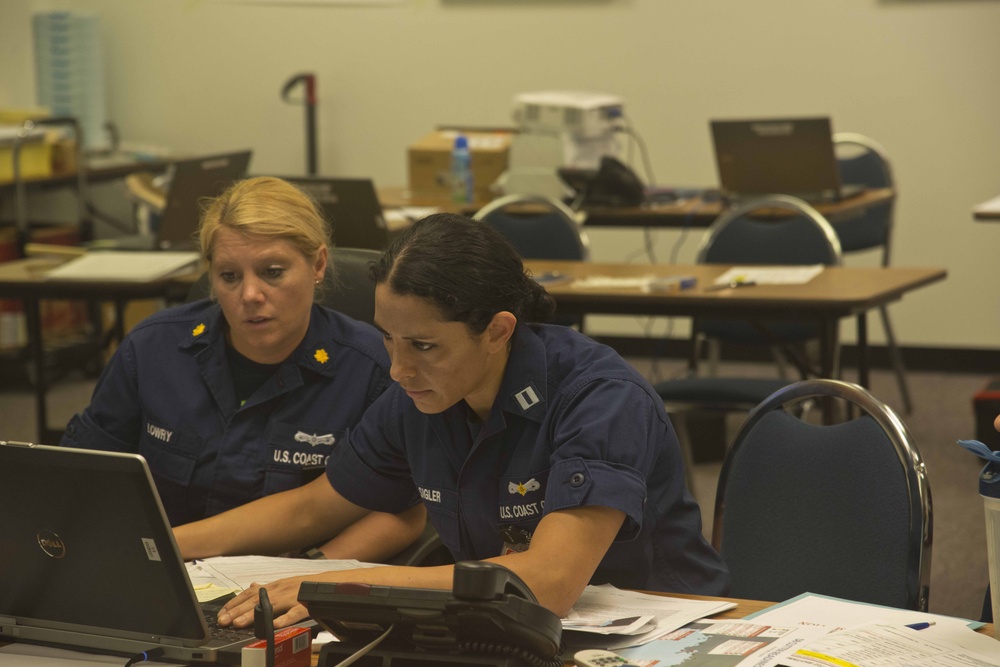 Coast Guard Atlantic Area personnel respond to Hurricane Harvey from Hampton Roads, Va.