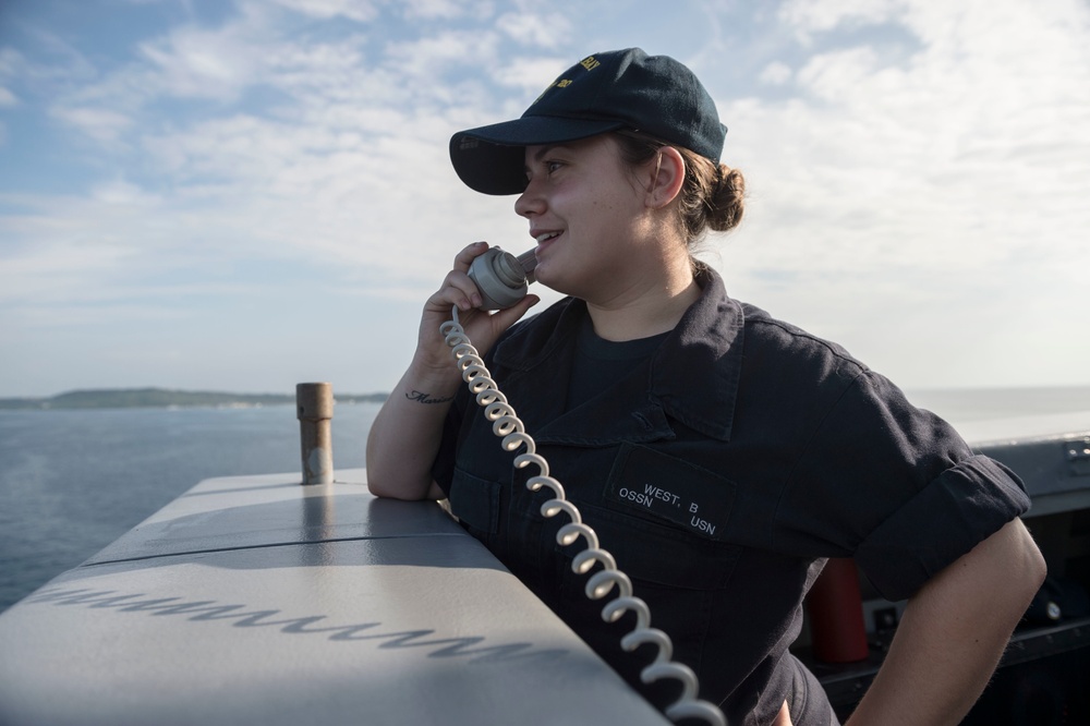 USS Green Bay arrives in Okinawa, Japan