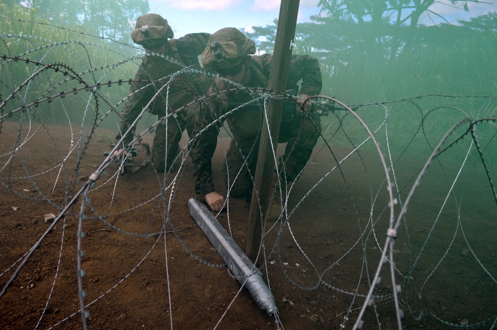 Marines, Combat Engineers blast away obstacles