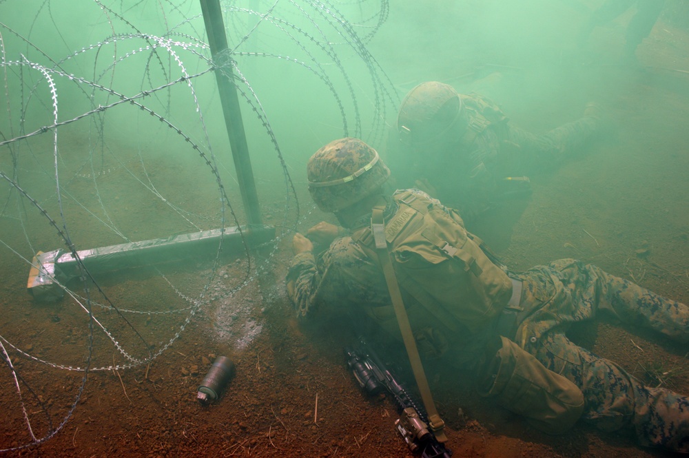 Marines, Combat Engineers blast away obstacles