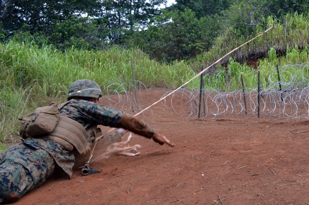 Marines, Combat Engineers blast away obstacles