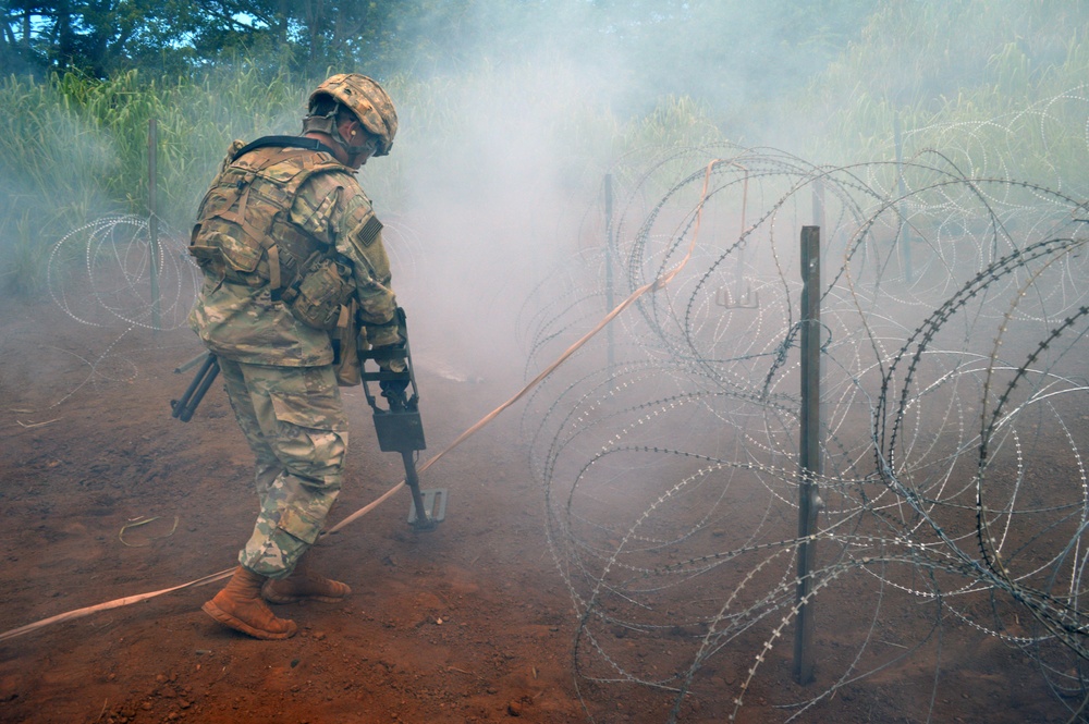 Marines, Combat Engineers blast away obstacles