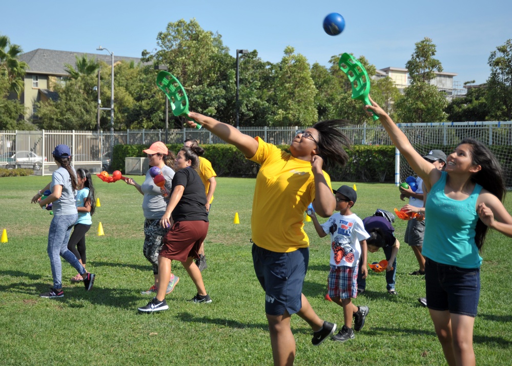 Sailors Volunteer at After School Program During LA Fleet Week