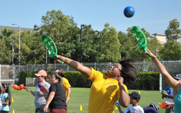 Sailors Volunteer at After School Program During LA Fleet Week