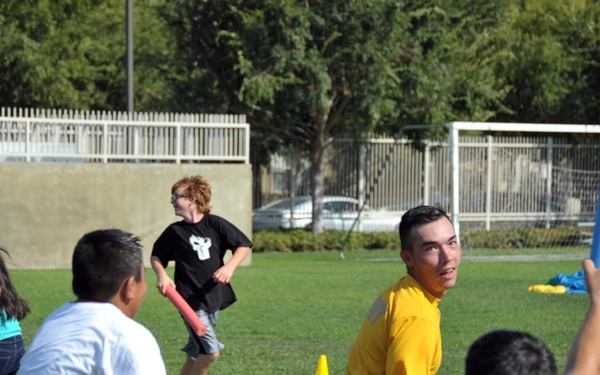 Sailors Volunteer at After School Program During LA Fleet Week