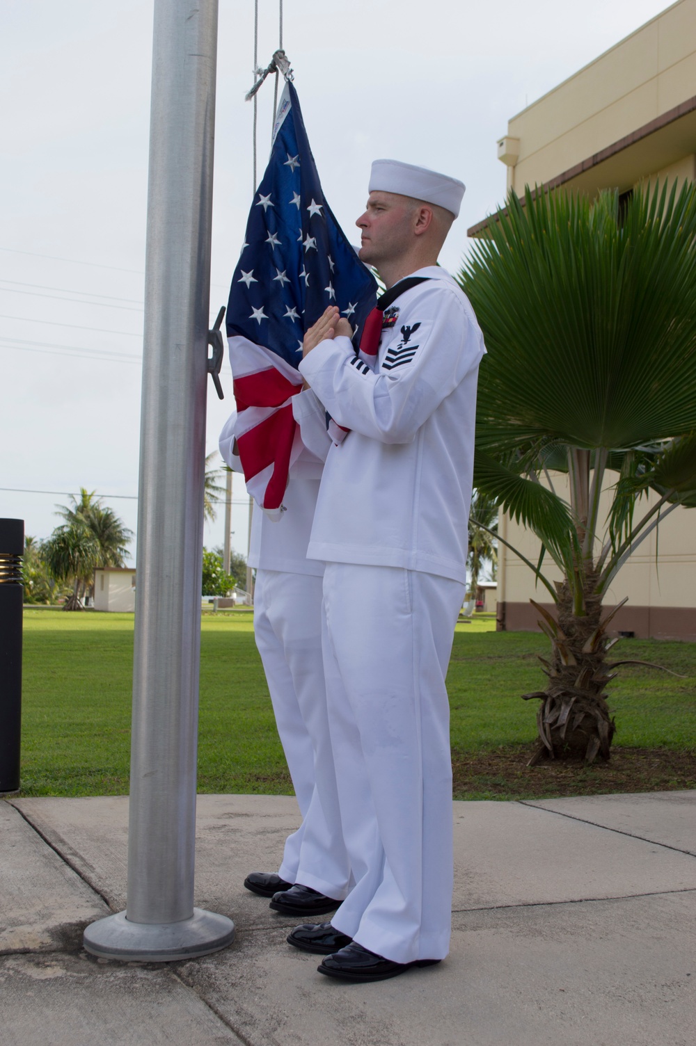 Guam CPO Selectees Conduct Colors