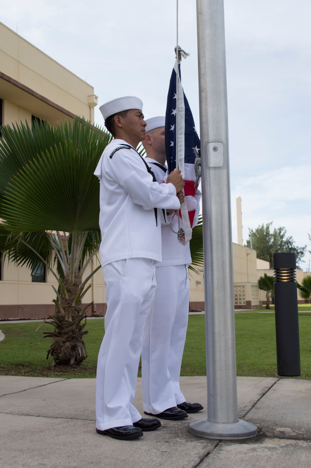 Guam CPO Selectees Conduct Colors