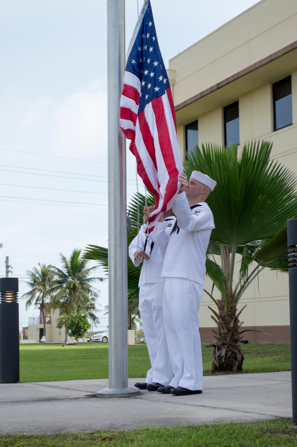 Guam CPO Selectees Conduct Colors