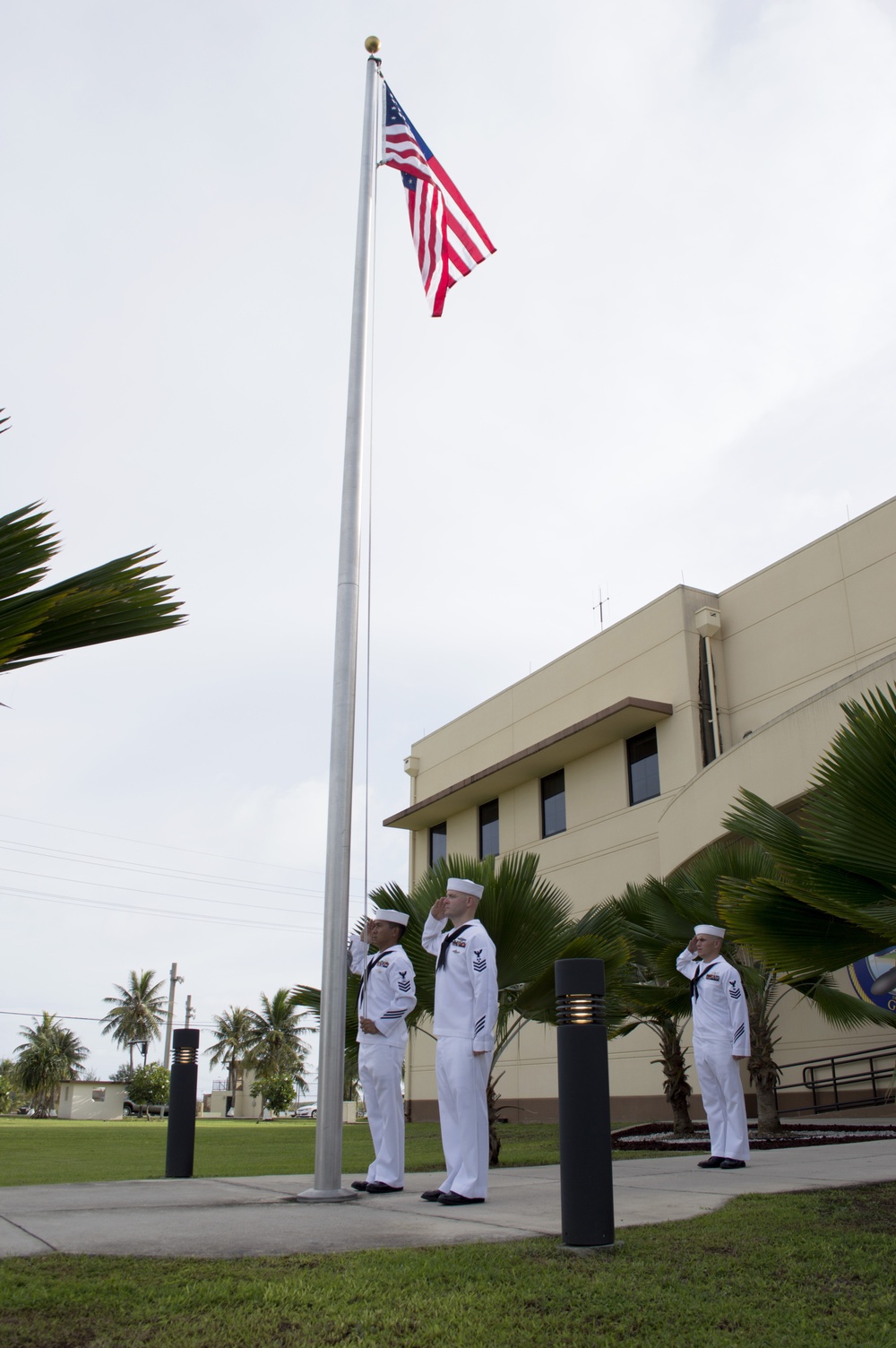 Guam CPO Selectees Conduct Colors