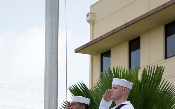 Guam CPO Selectees Conduct Colors