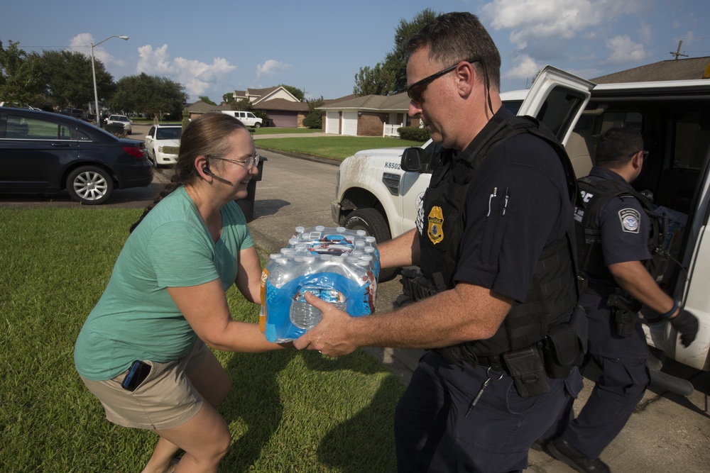 CBP OFO Provides Humanitarian Support to Victims of Hurricane Harvey