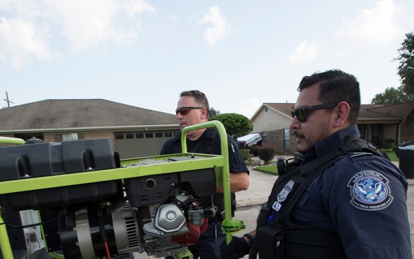 CBP OFO Provides Humanitarian Support to Victims of Hurricane Harvey