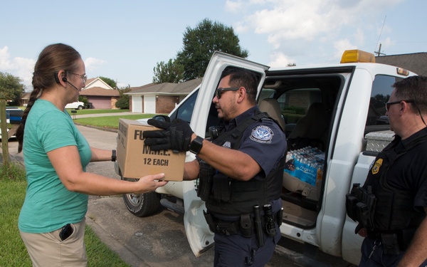 CBP OFO Provides Humanitarian Support to Victims of Hurricane Harvey