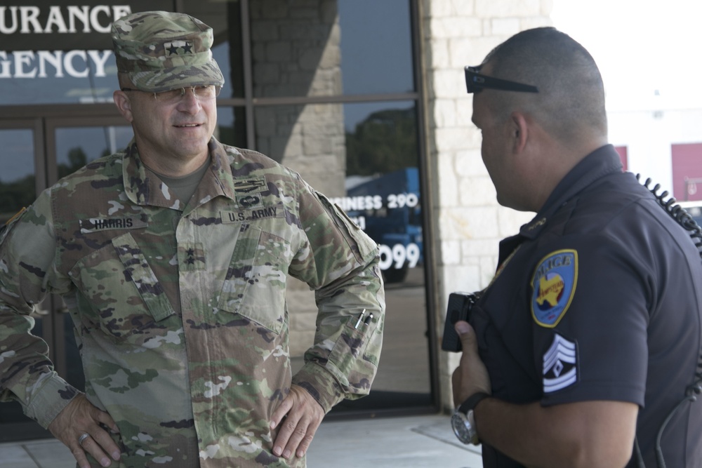 Mutual support to Hurricane Harvey