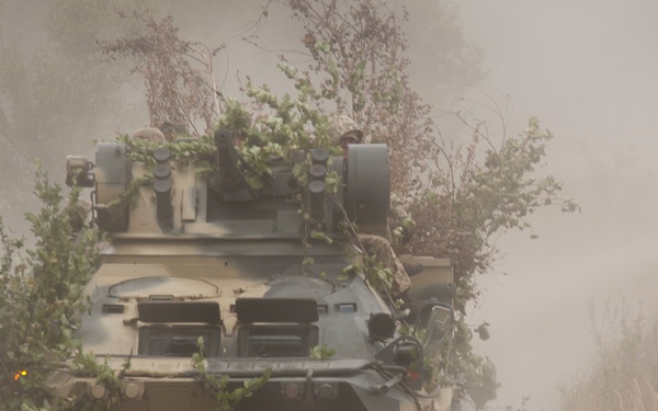 Ukrainian armor makes its move