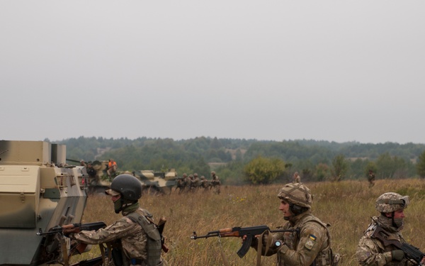 Ukrainian armor makes its move