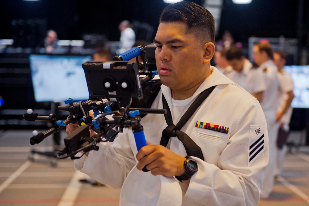 LA Fleet Week Sailors Tour Activision Capture Studio