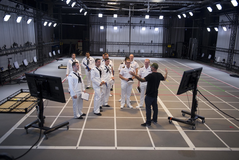 LA Fleet Week Sailors Tour Activision Capture Studio