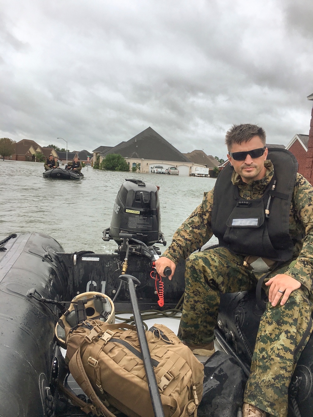 4th Reconnaissance Marines support rescue efforts in wake of Hurricane Harvey