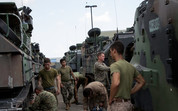 Maintence checks on AAVs