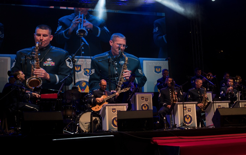 USAFE jazz band rocks Slovakian celebration