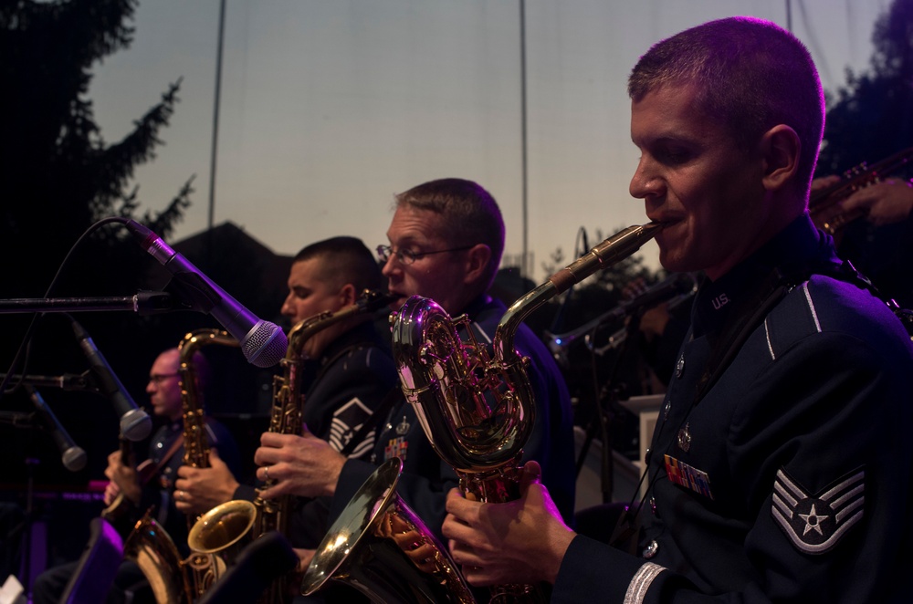 USAFE jazz band rocks Slovakian celebration