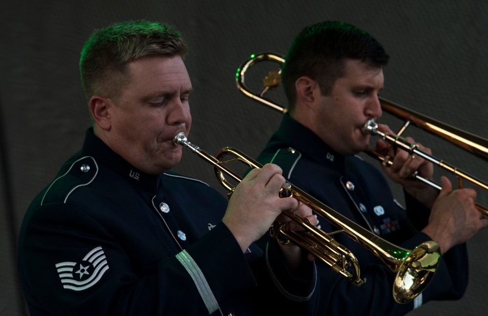 USAFE jazz band rocks Slovakian celebration