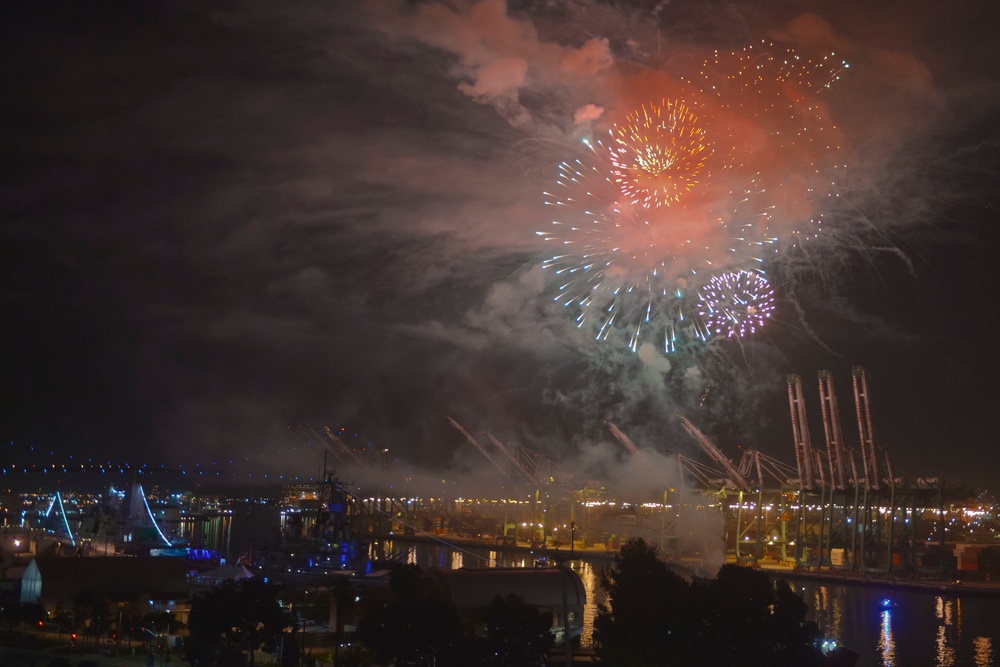 LA Fleet Week 2017 Fireworks