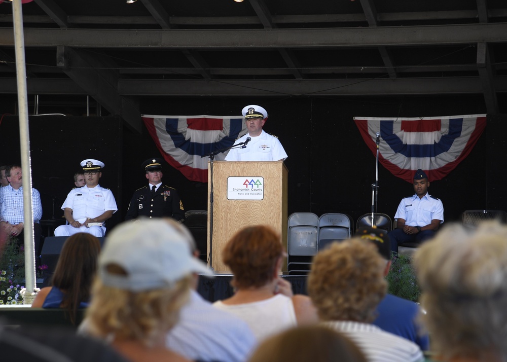 Evergreen State Fair Armed Services Day