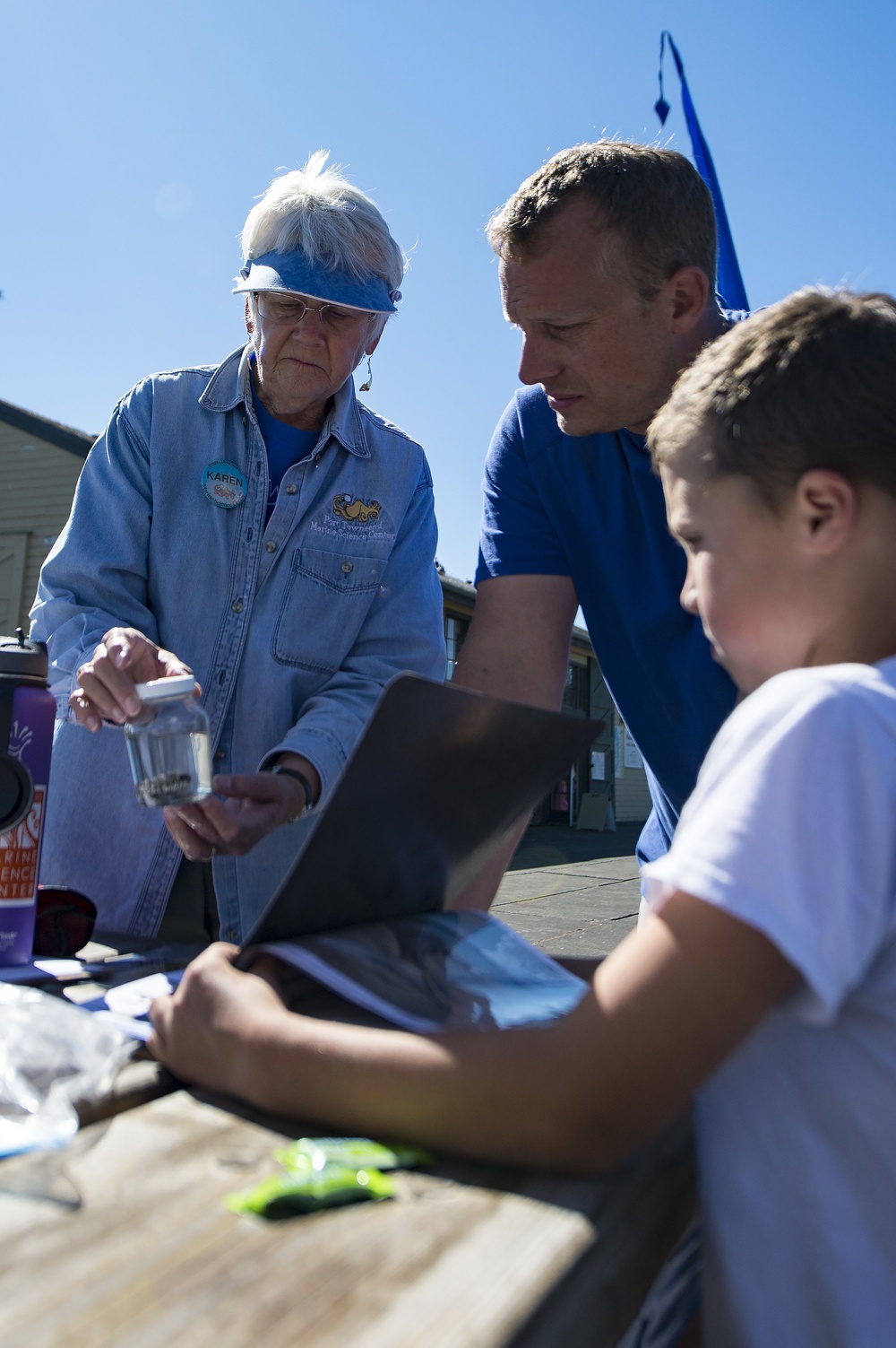 U.S. Naval Magazine Indian Island Assists Port Townsend Marine Science Center