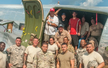 Commemorative Air Force delivers supplies to Orange