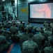 Marines, Sailors at sea watch Mayweather vs. McGregor