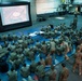 Marines, Sailors at sea watch Mayweather vs. McGregor